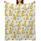 Cute Duck Pattern Perfect For Duck Owners Anti-pilling Throw Blanket
