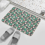Baby Axolotl Cartoon Style  Long-Lasting Bath Mat