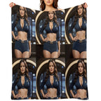Salma Hayek Art Durable Throw Blanket