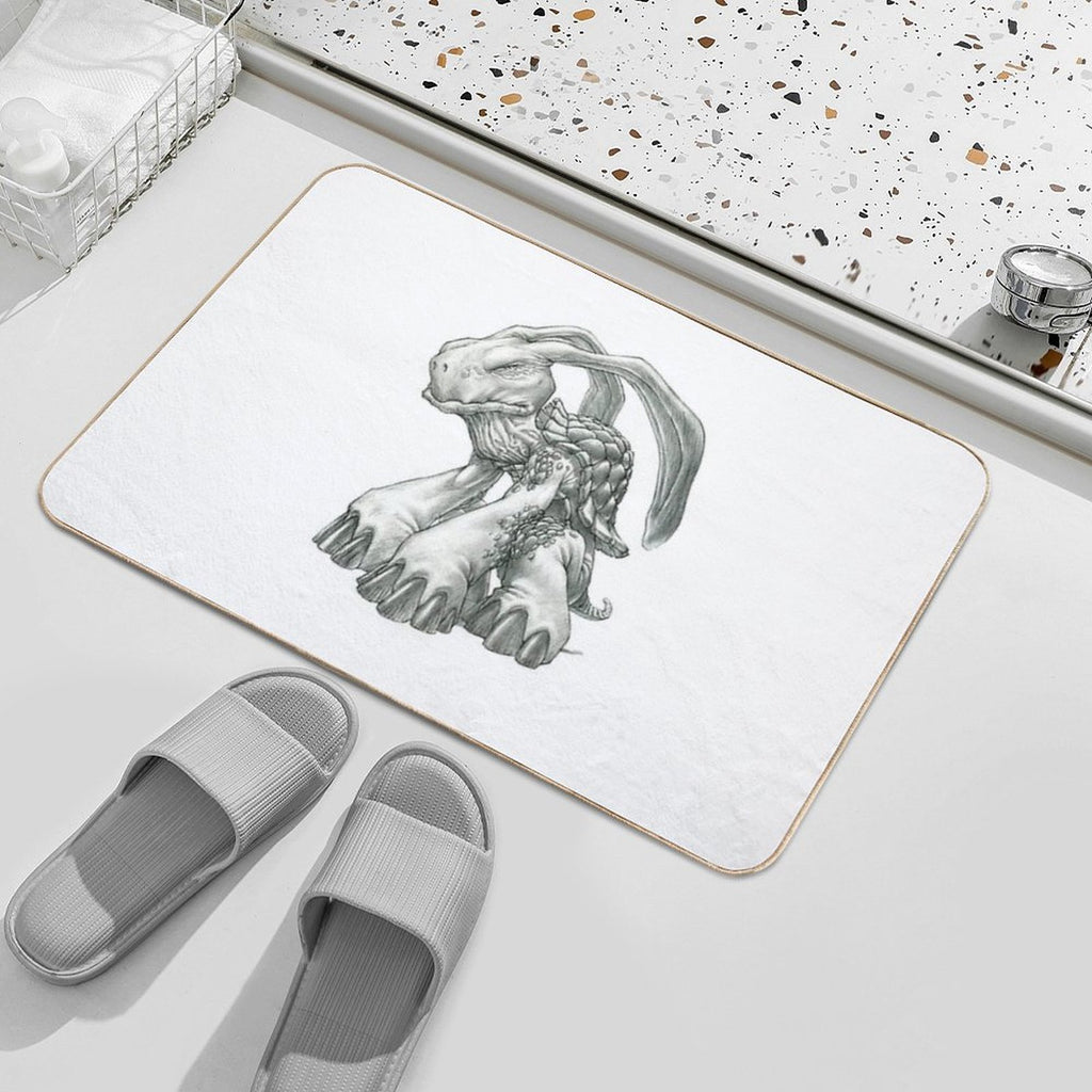 The Malaysian Rabbit-Eared Tortoise  Dirt-Trapping Bath Mat