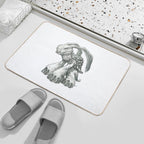 The Malaysian Rabbit-Eared Tortoise  Dirt-Trapping Bath Mat