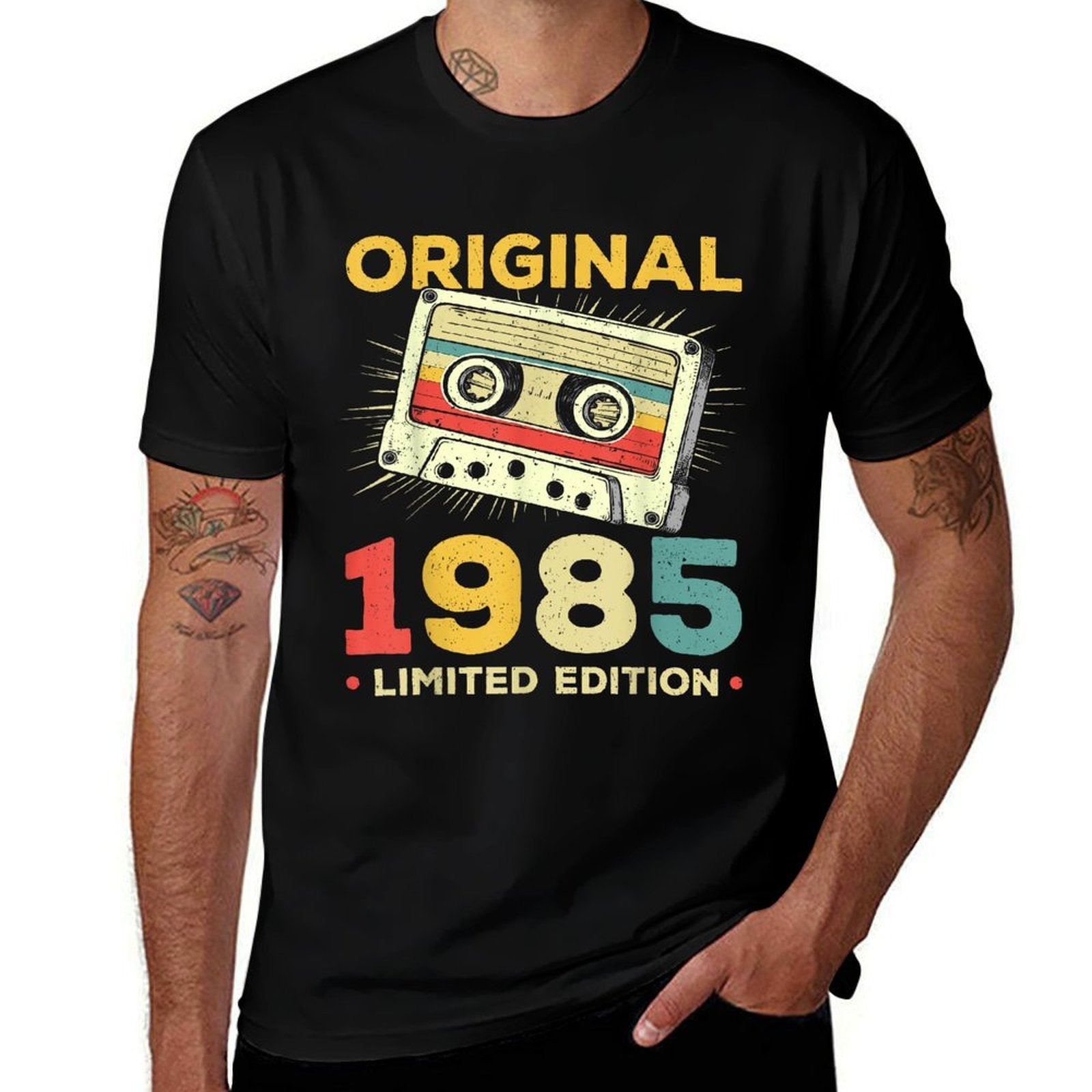 40 Years Old Gifts Vintage Original 1985 Retro 40th Birthday  Relaxed-fit T-Shirt