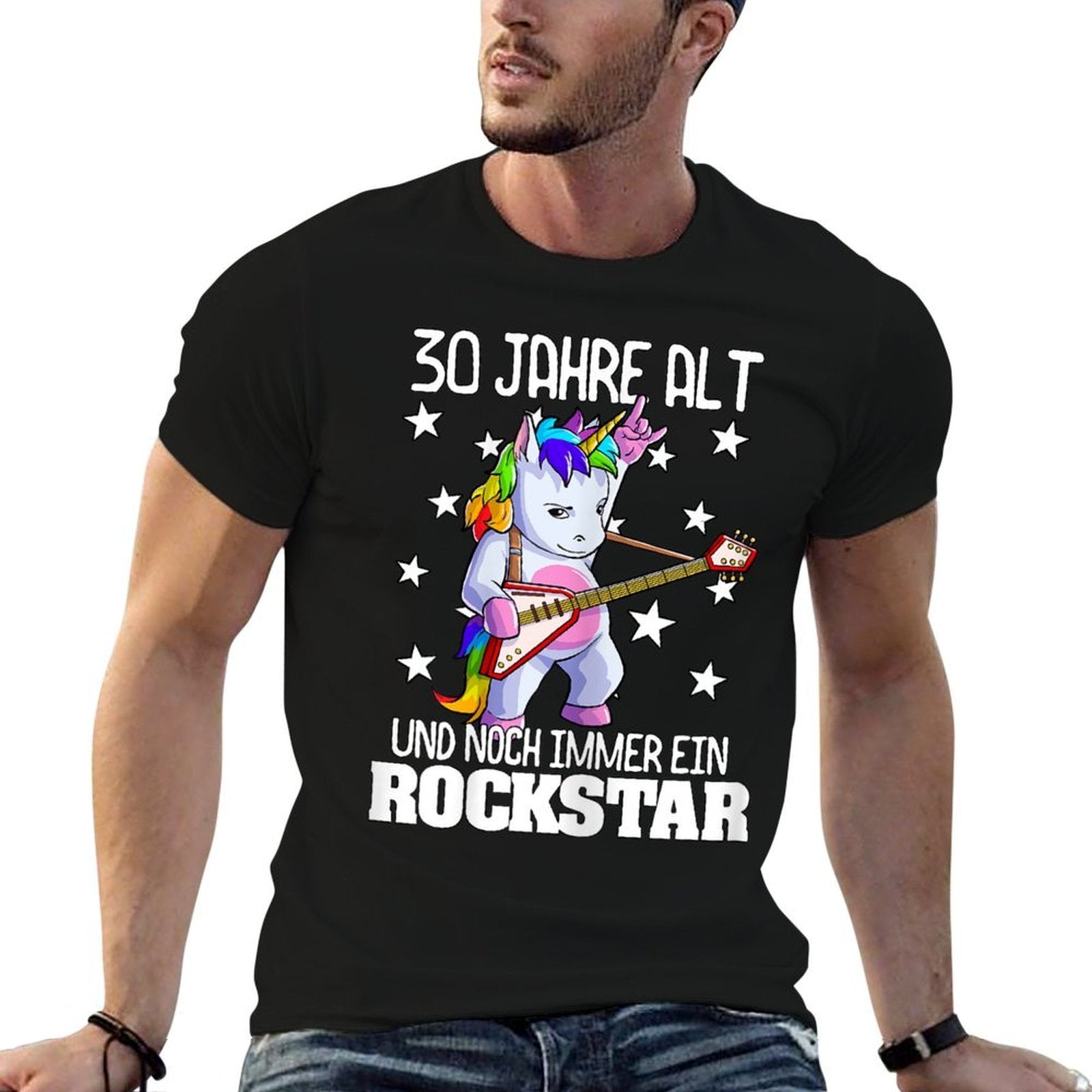 30th Birthday Ladies Unicorn Women Gift  Relaxed-fit T-Shirt