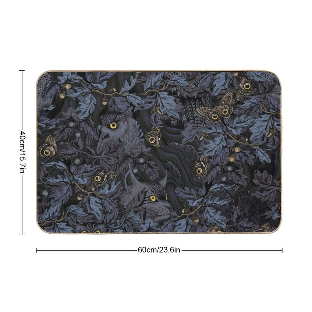 Fit In (moonlight Blue)  Easy Maintenance Bath Mat