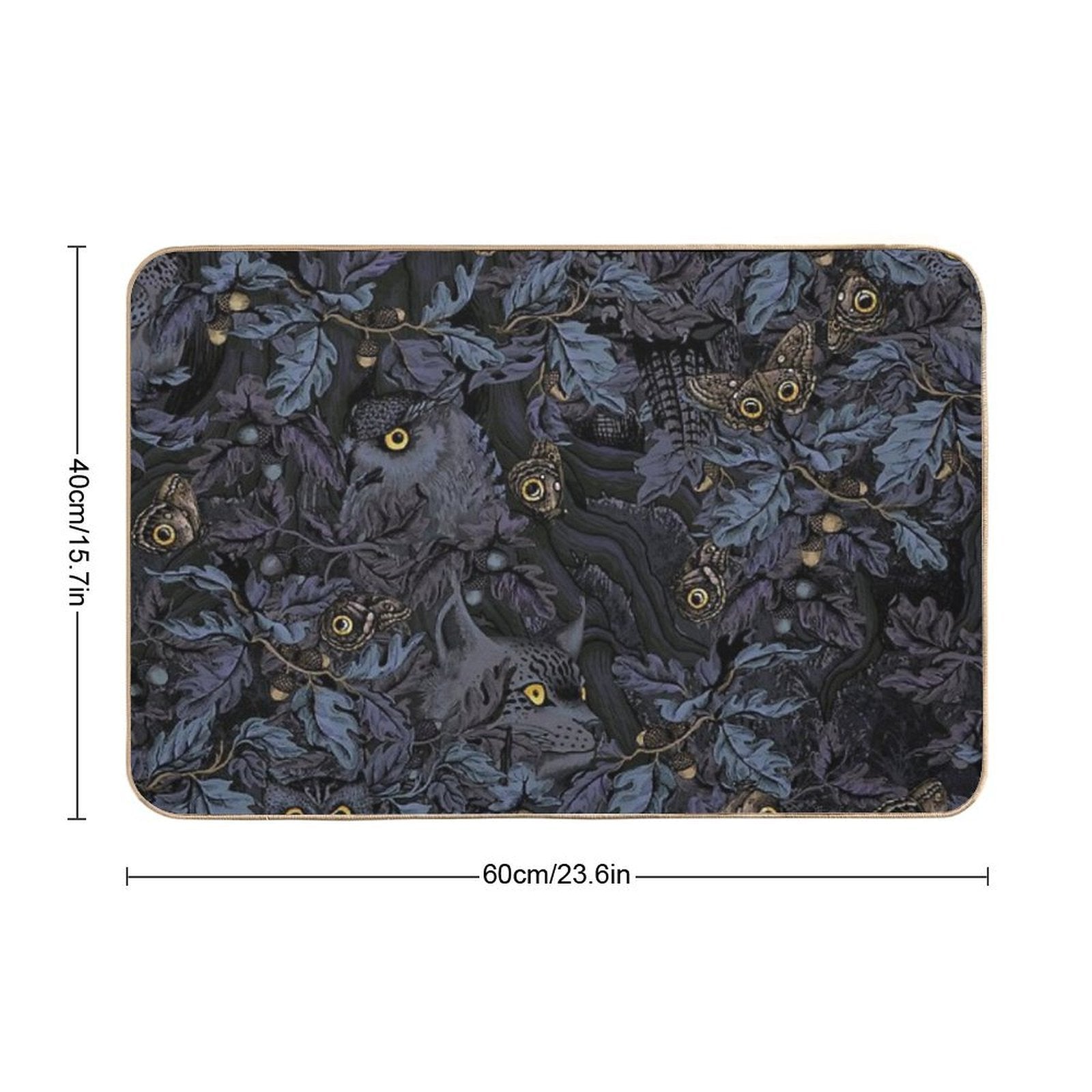 Fit In (moonlight Blue)  Easy Maintenance Bath Mat