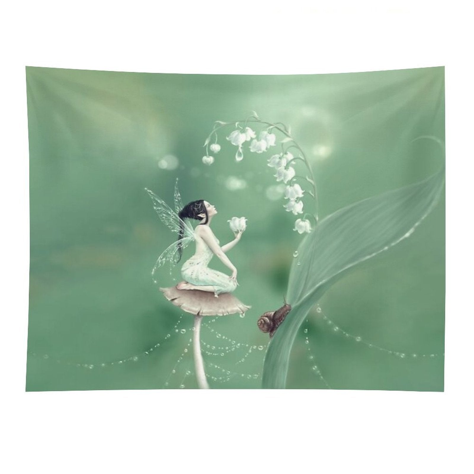 Lily of The Valley Flower Fairy Tapestry