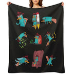 You Can Call Him Agent P Velvety-soft Throw Blanket