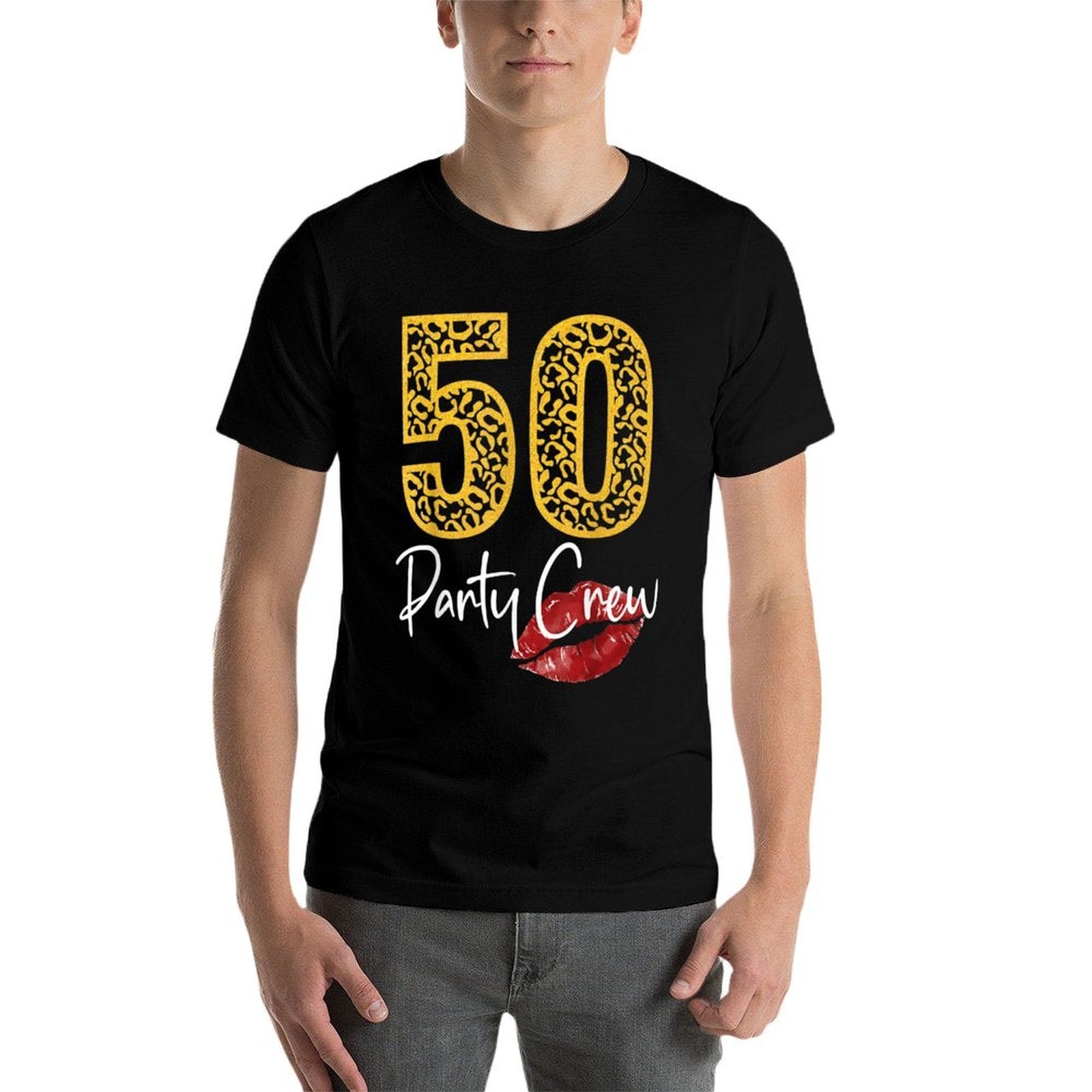 50 Party Crew Drinking Beer Gifts 50th Years Happy Birthday  Durable T-Shirt