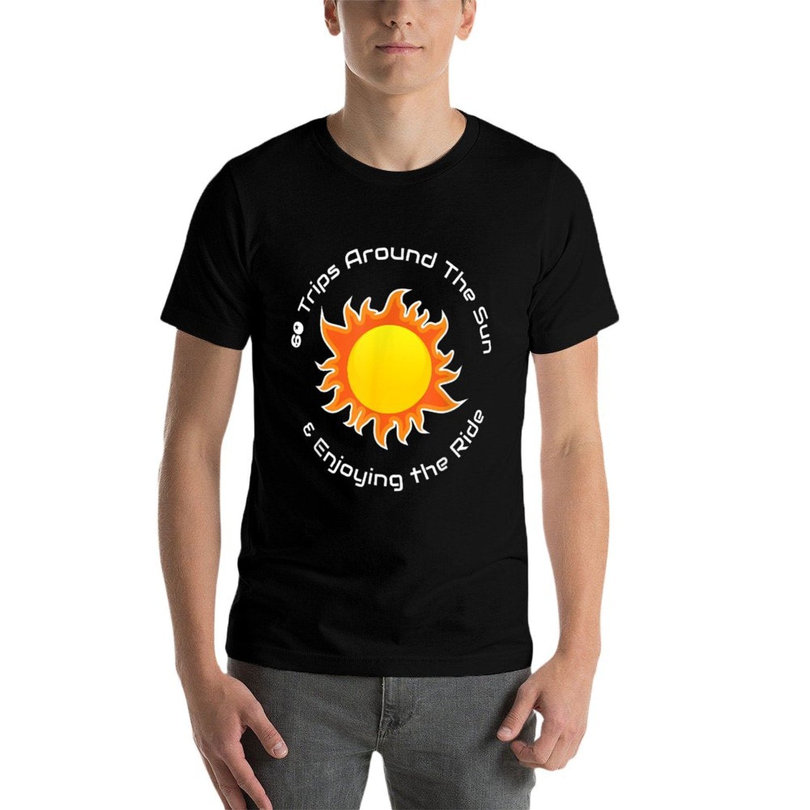 60 Trips Around The Sun 60th Birthday  Vintage-inspired T-Shirt