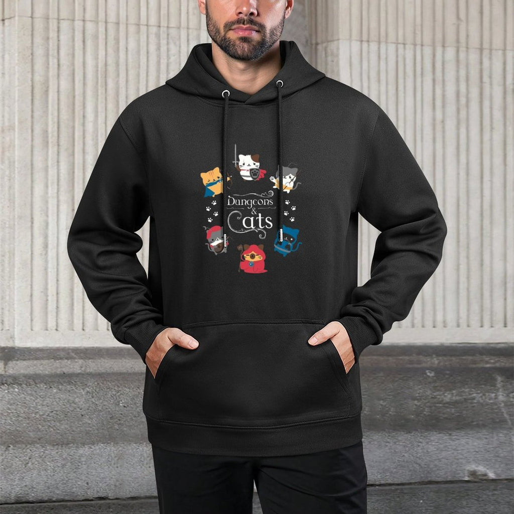Dungeons And Cats Machine Washable Hoodie