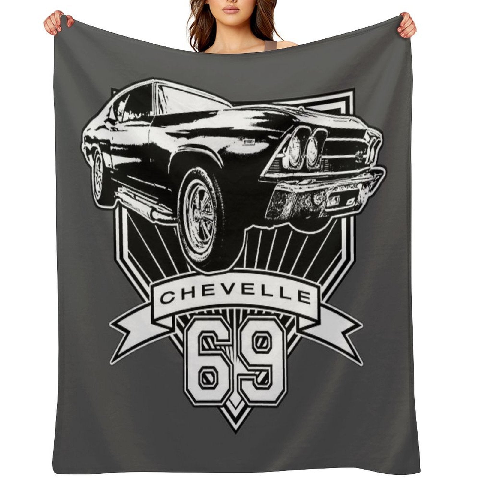 69 Chevelle All-season Throw Blanket