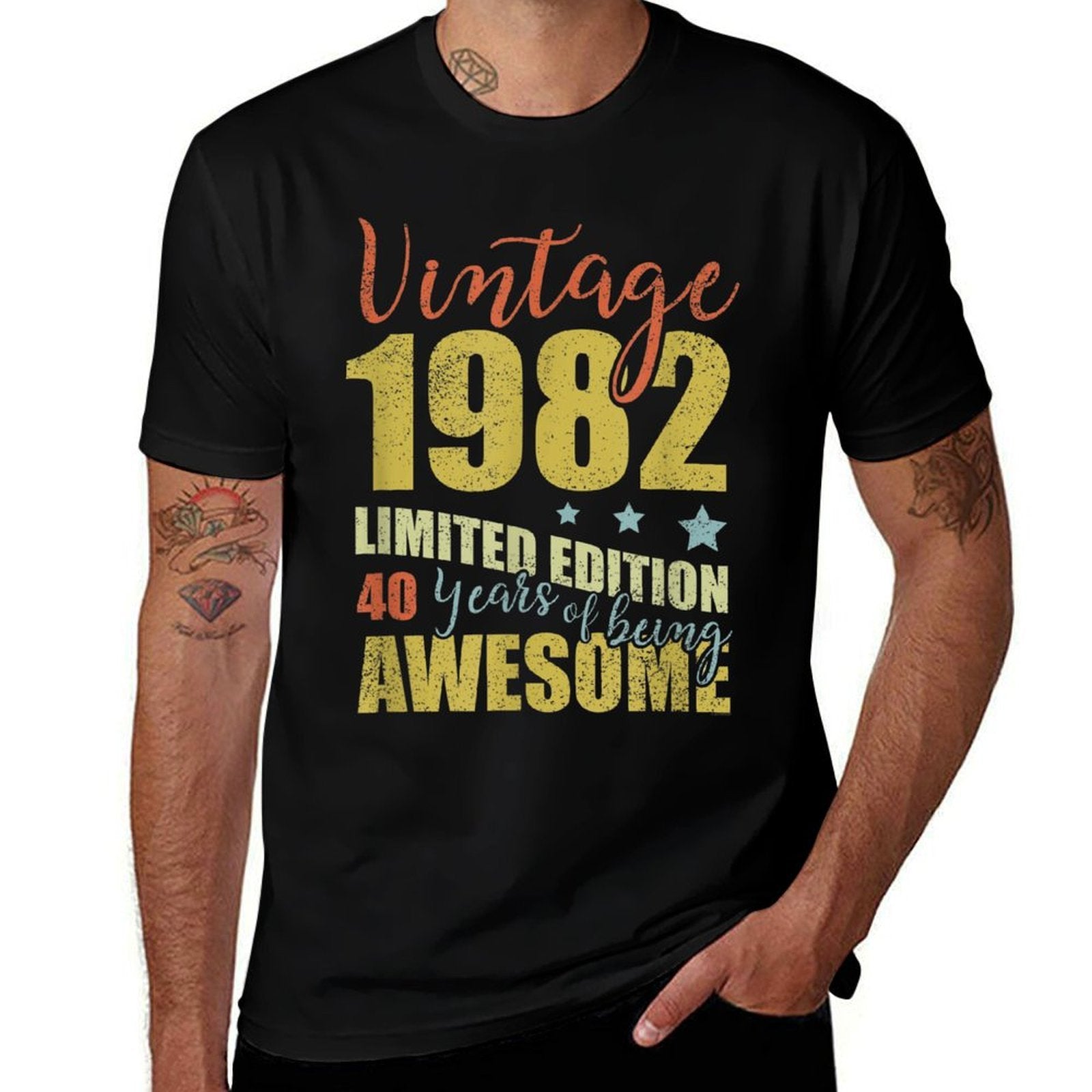40 Year Old Vintage 1982 40th Birthday  Breathable T-Shirt