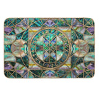 Web of Wyrd The Matrix of Fate -Abalone Shell Durable Bath Mat