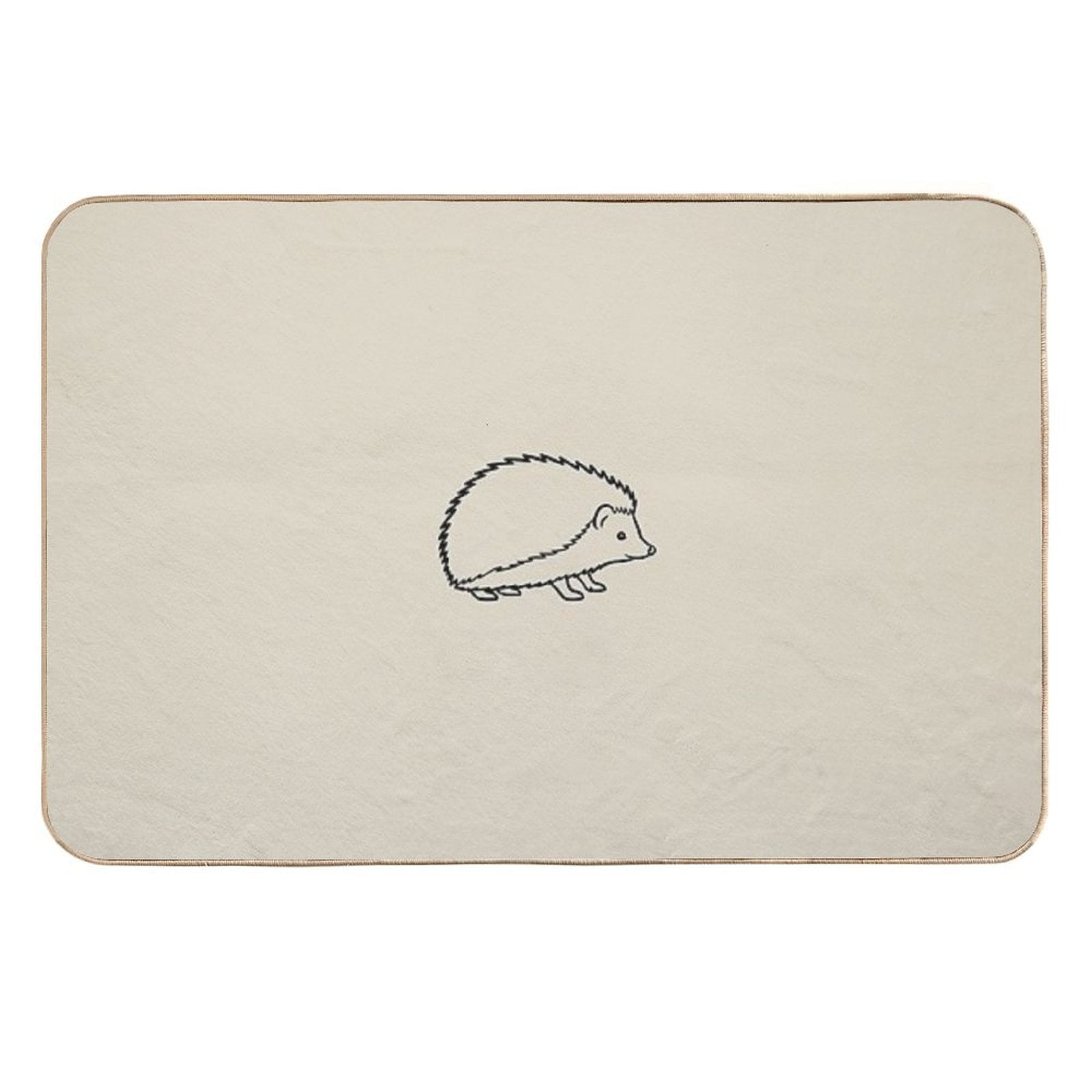Softy Hedgehog  Easy Maintenance Bath Mat