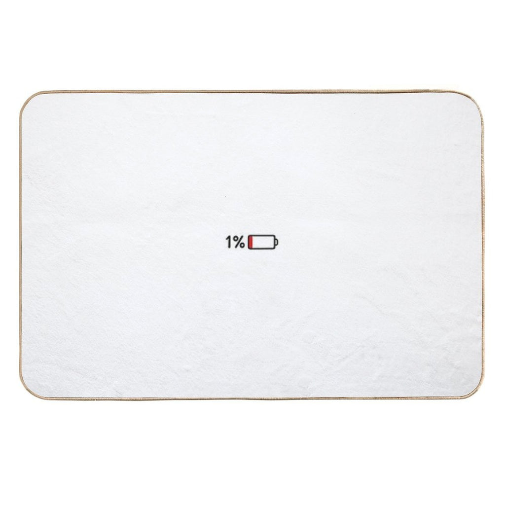 1 Battery  Repositionable Bath Mat