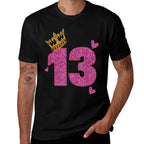 13th Birthday Crown 13 Years Old Bday  Classic T-Shirt