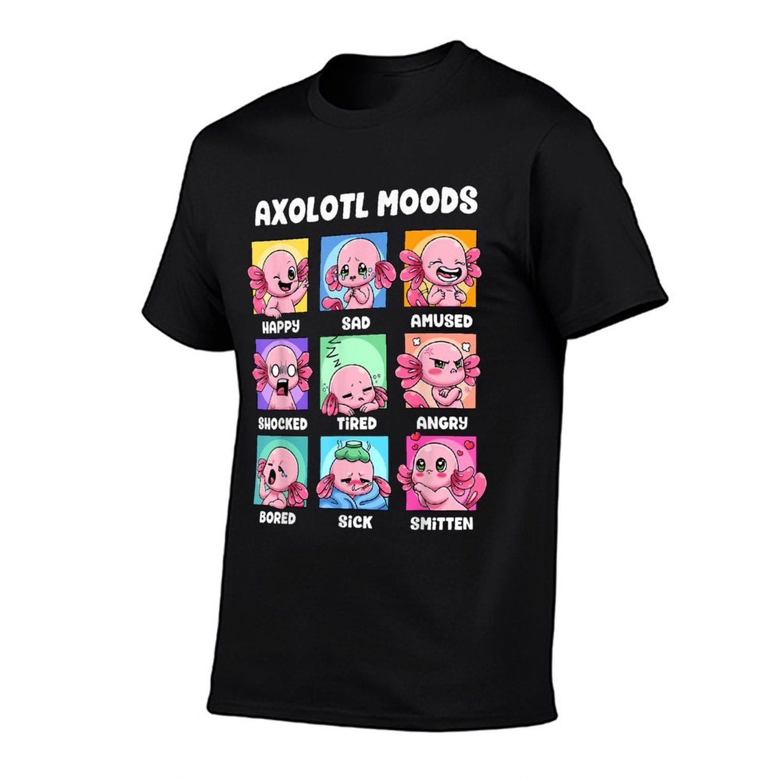 Axolotl - Kawaii Axolotl Moods Anime Axolotl Costume  Lightweight T-Shirt