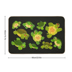 Red-eared Slider - Dark  Easy Maintenance Bath Mat