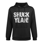 Shuck Yeah Oyster Raw Oyster Shucking Seafood Lover Kangaroo Pocket Hoodie