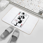 Joker Card  Absorbent Bath Mat