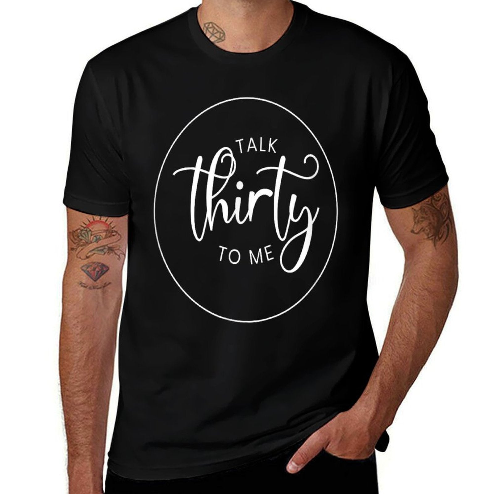 30 Years Old - Talk Thirty to Me 30th Birthday  Graphic-printed T-Shirt