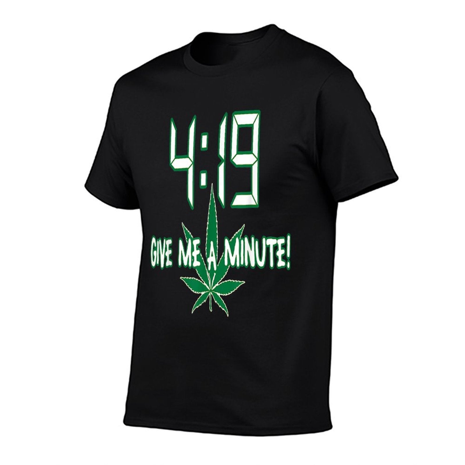 419 Give Me A Minute Humor Funny  Heathered Texture T-Shirt