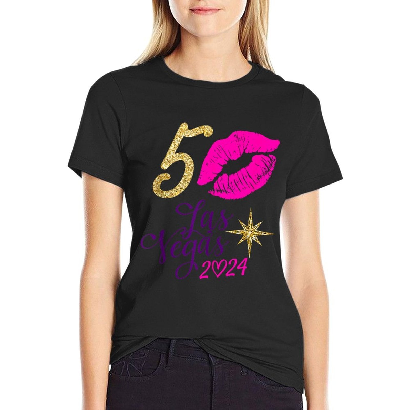 Las Vegas Girls Trip 2024s It's My 50th Birthday Squad  Vintage-inspired T-Shirt