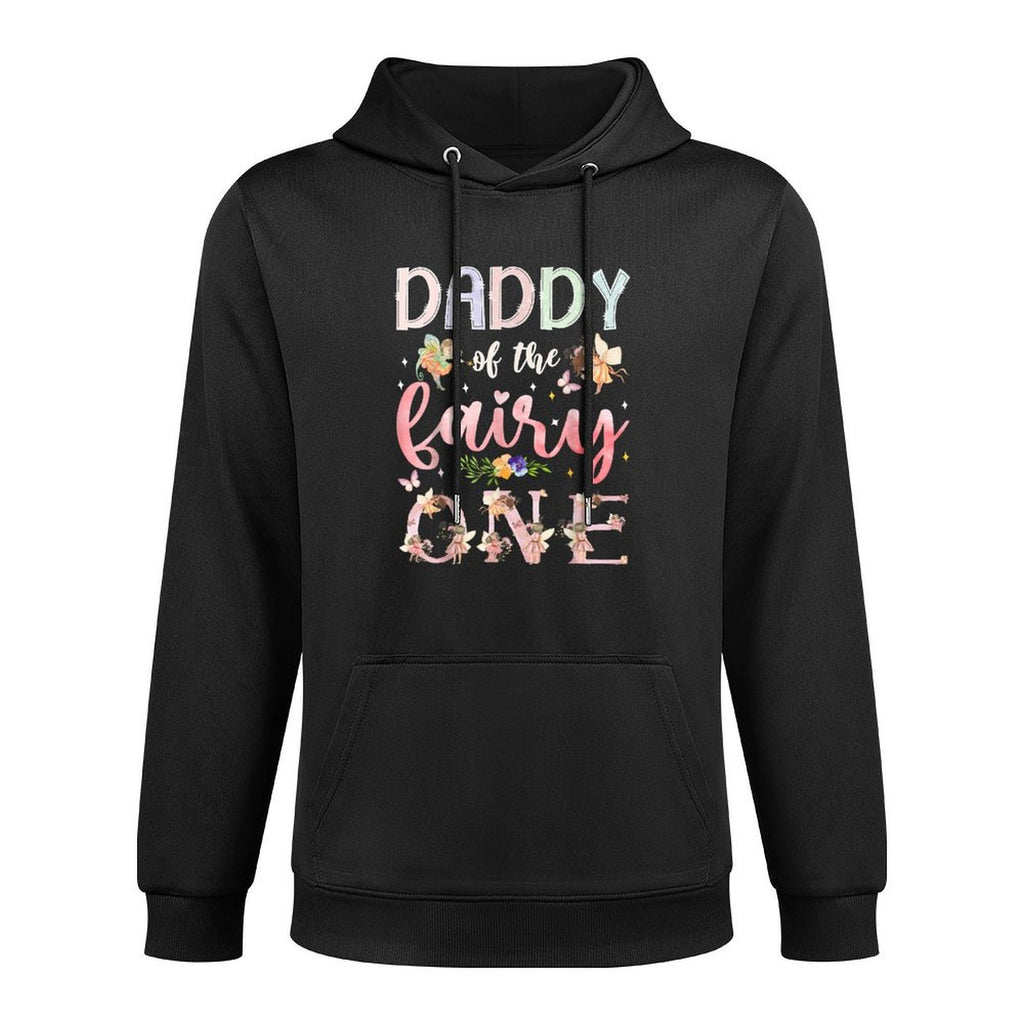 Daddy Of The Fairy One 1St Birthday Girl Family Matching Kangaroo Pocket Hoodie