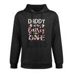 Daddy Of The Fairy One 1St Birthday Girl Family Matching Kangaroo Pocket Hoodie