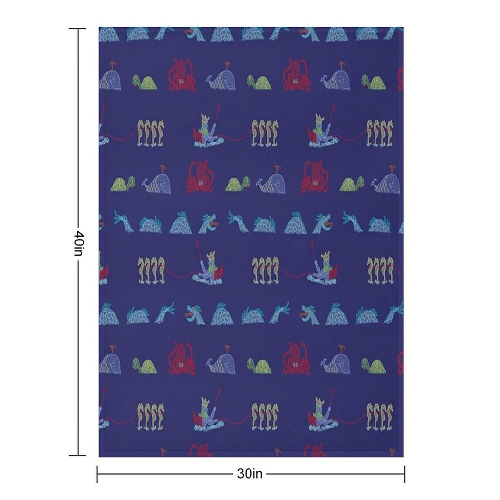 Electrical Water Pageant Eco-conscious Throw Blanket