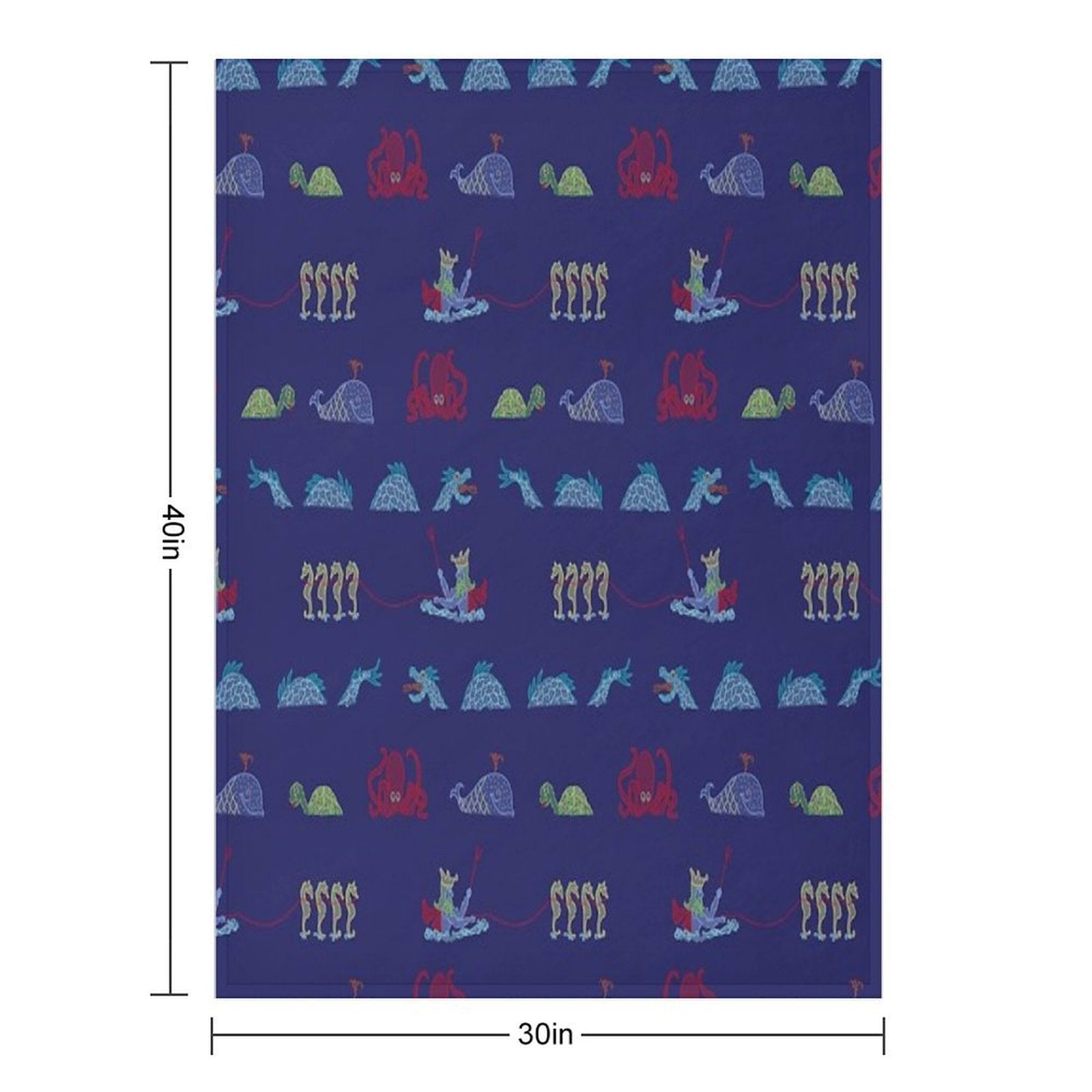 Electrical Water Pageant Eco-conscious Throw Blanket