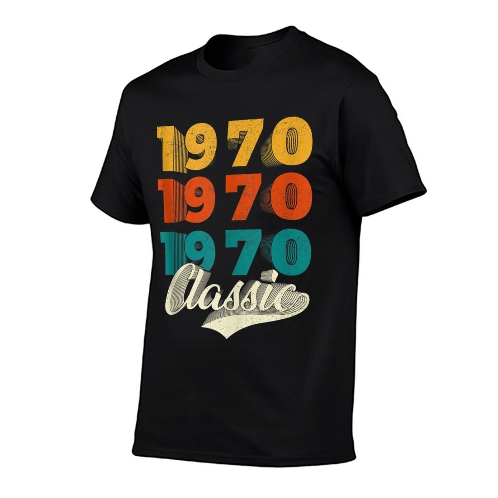 50 Years Old  Made in 1970 Vintage 50th Birthday  High-quality Stitching T-Shirt