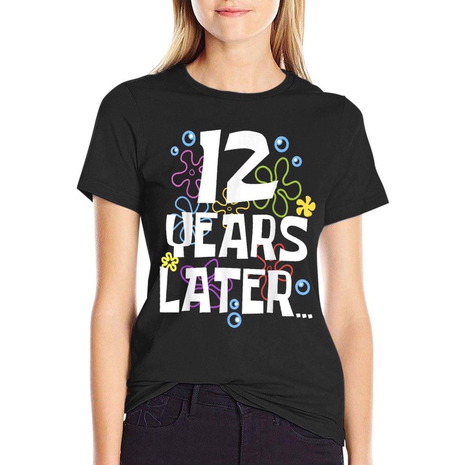 12 YEARS LATER TWELVE 12 Year Old Birthday Gifts Girl Boys  Lightweight T-Shirt
