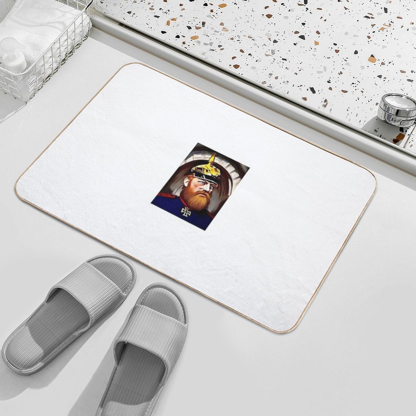 Prussian Knight  Eco-Friendly Bath Mat
