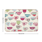 China Teacups  Repositionable Bath Mat