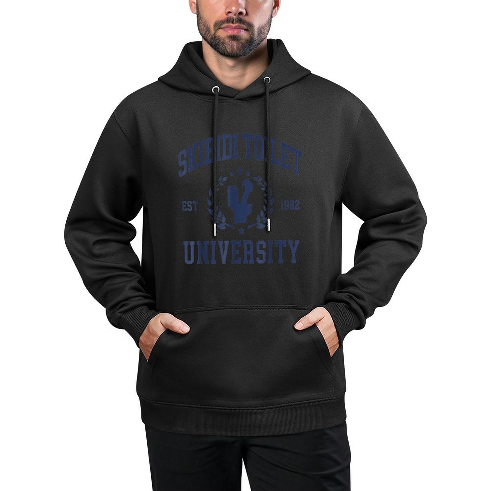 Skibidi Toilet University Funny Skibidi Meme Casual Wear Hoodie