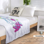 Jinx Arcane Powder Graphic Easy Care Throw Blanket