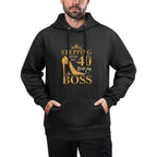 Stepping Into My 40th Birthday Like A Boss 40th B-Day Party Kangaroo Pocket Hoodie