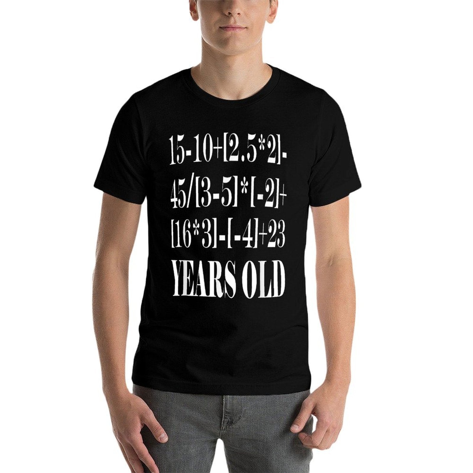 40 Years Old Algebra Equation Funny 40th Birthday  Durable T-Shirt
