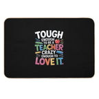 Crazy Teacher Men Women Funny School Teachers  Easy To Clean Bath Mat