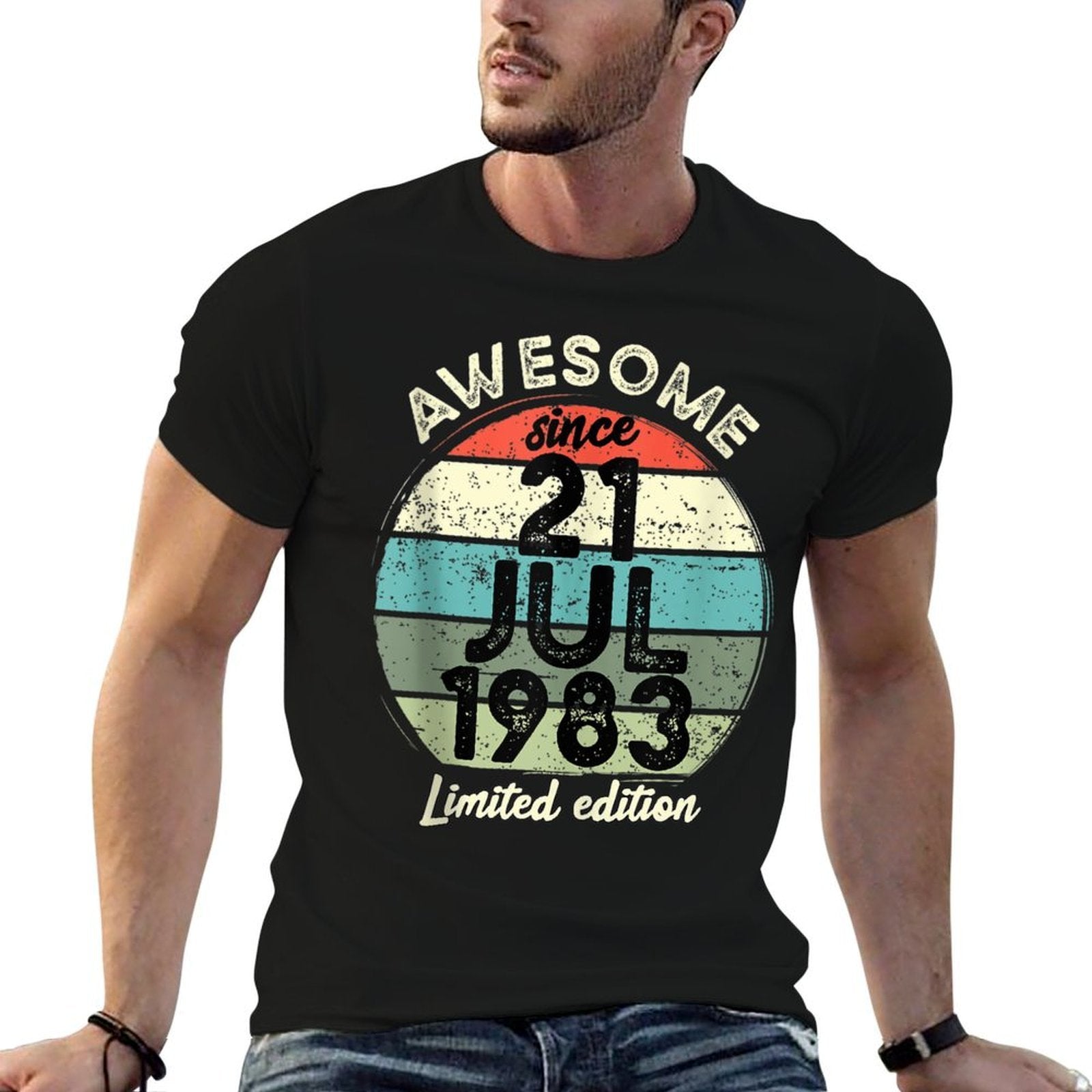 40 Year Old Birthday 21 July 1983 40th Birthday  Stretchy T-Shirt
