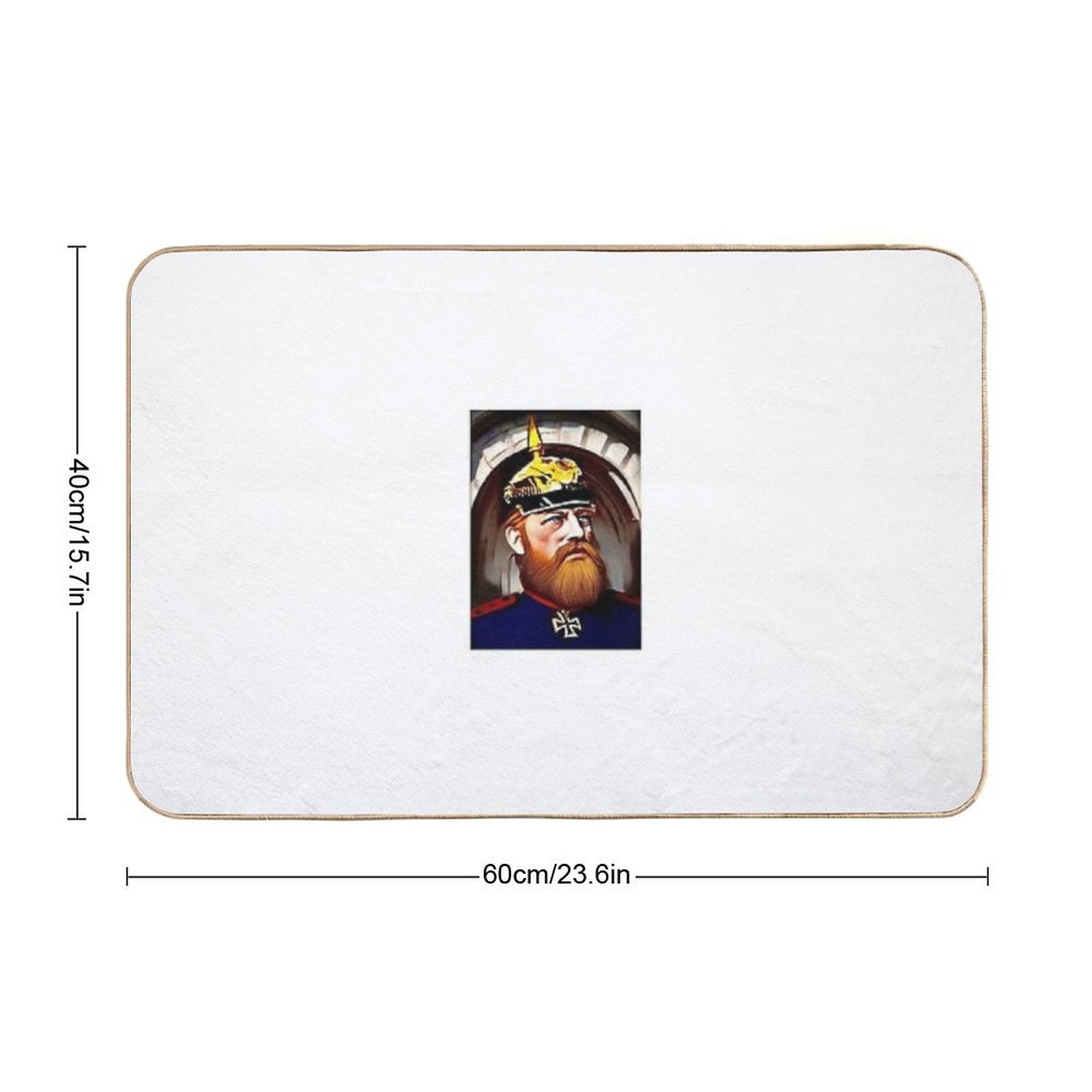 Prussian Knight  Eco-Friendly Bath Mat