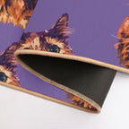 Tortoiseshell Mocha  High-Traffic Bath Mat