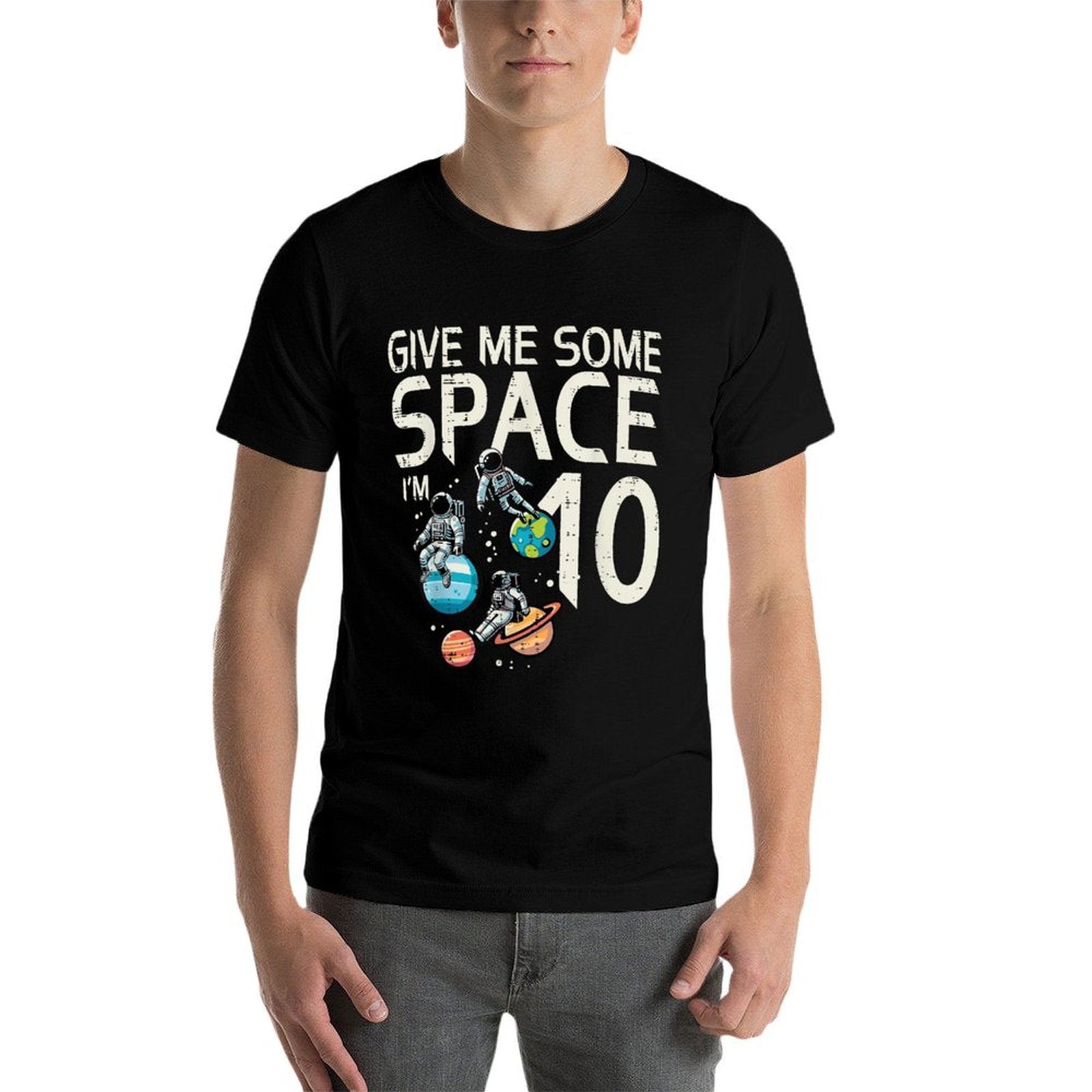 10th Birthday Astronaut Give Me Space 10 Bday Boys Girls Kid  Odor-resistant T-Shirt