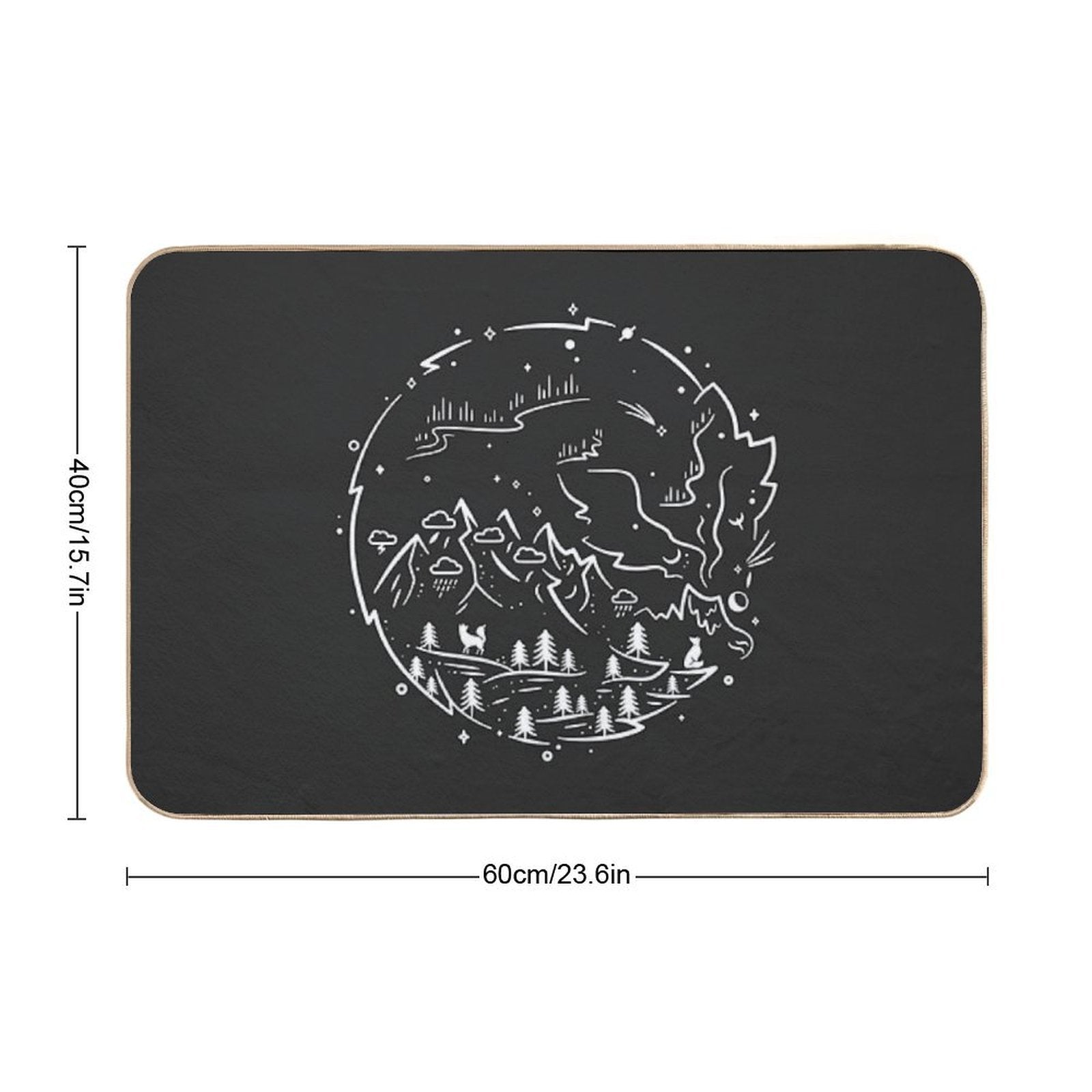 While You Were Sleeping  Slip-Resistant Bath Mat