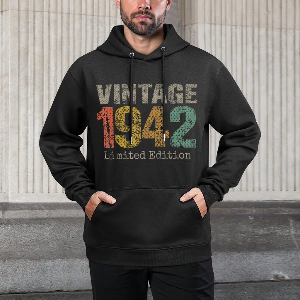 Vintage 1942 Limited Edition 83rd Birthday Gifts 83 Year Old Shrink-Resistant Hoodie