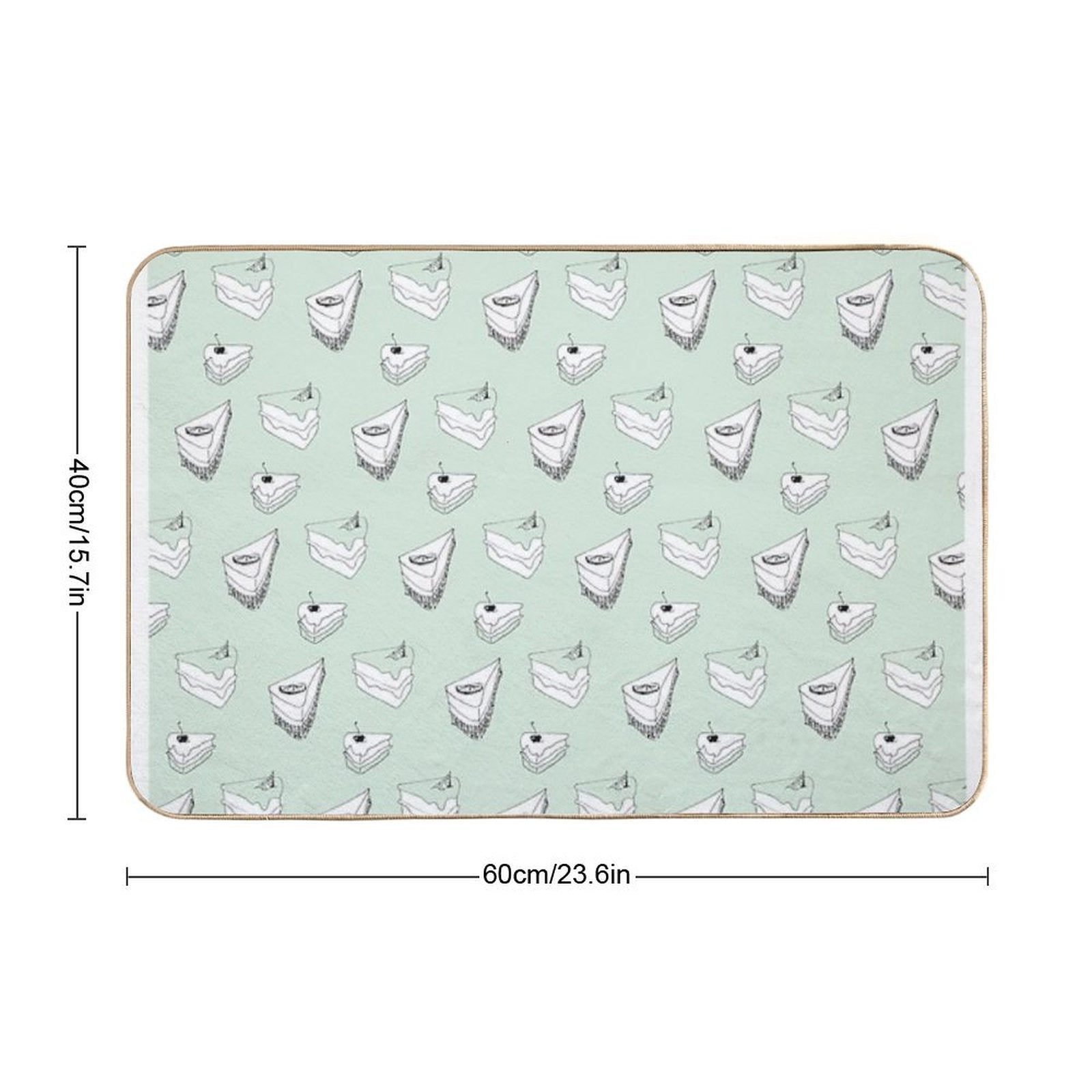 Mint Cakes  Toxin-Free Bath Mat