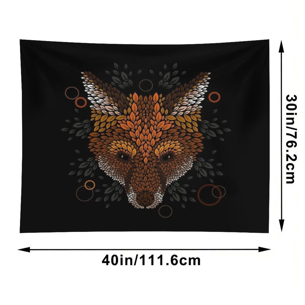 Fox Face Tapestry