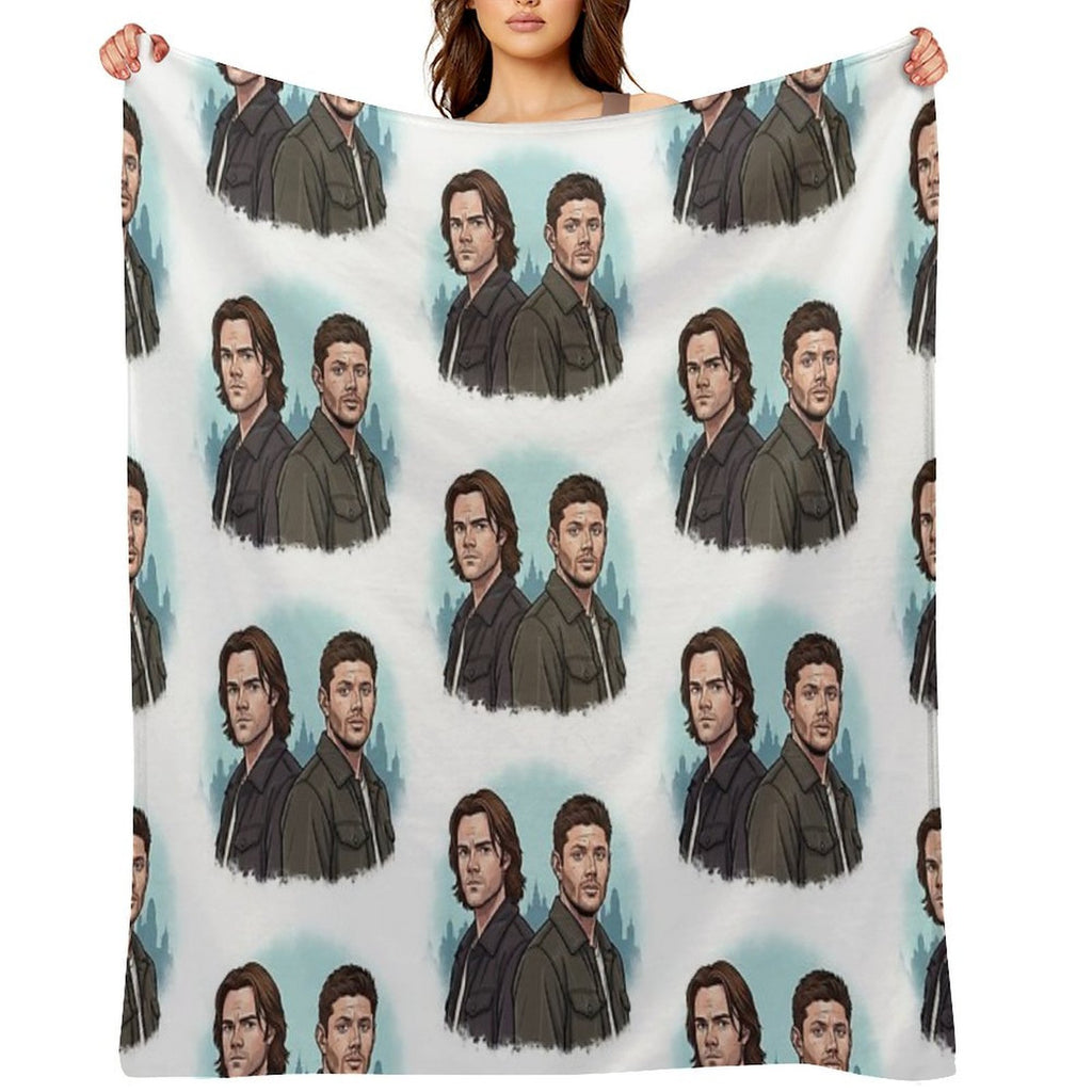 Supernatural - Brothers Compact Throw Blanket