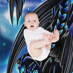 Night Fury Blue Comfort Throw Blanket